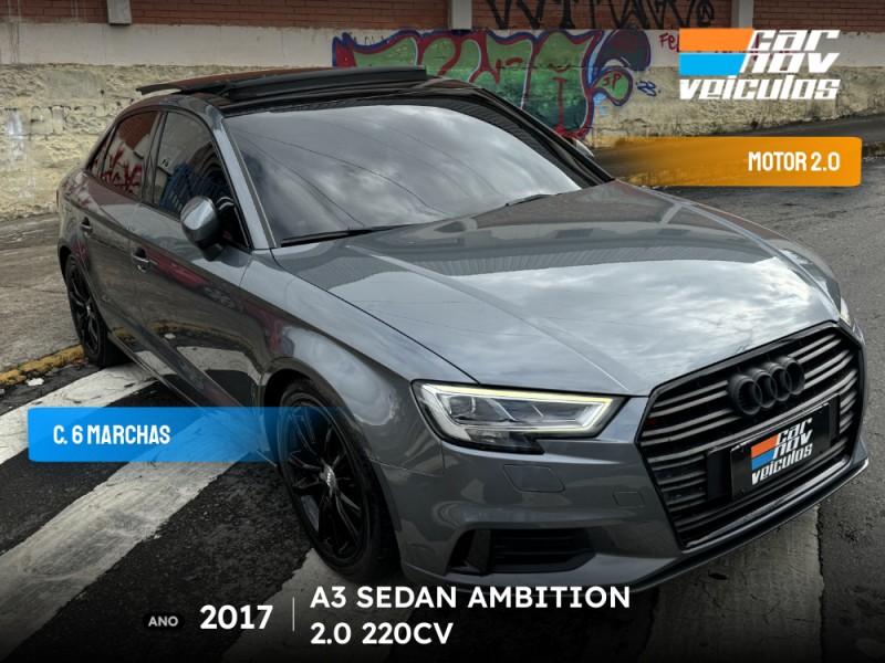 a3 2.0 tfsi sedan ambition 16v gasolina 4p s tronic 2017 caxias do sul