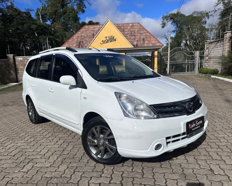 livina 1.8 sl 16v flex 4p automatico 2014 canela