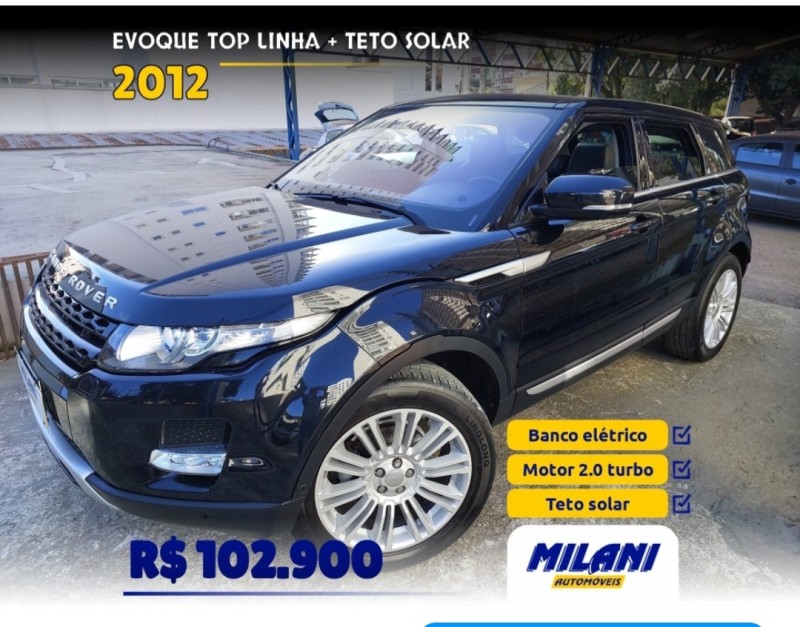 RANGE ROVER EVOQUE 2.0 PRESTIGE TECH 4WD 16V GASOLINA 4P AUTOMÁTICO