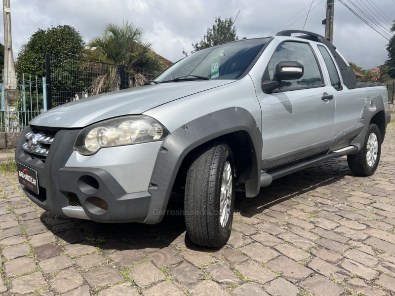 strada 1.8 mpi adventure ce 8v flex 2p manual 2009 canela