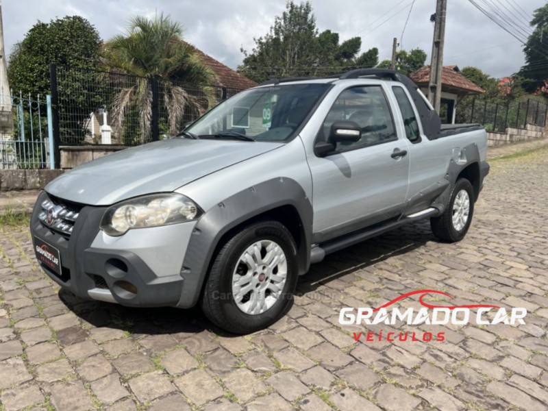 strada 1.8 mpi adventure ce 8v flex 2p manual 2009 canela
