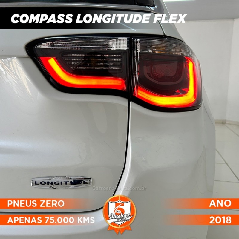 COMPASS 2.0 16V FLEX LONGITUDE AUTOMÁTICO - 2018 - VACARIA