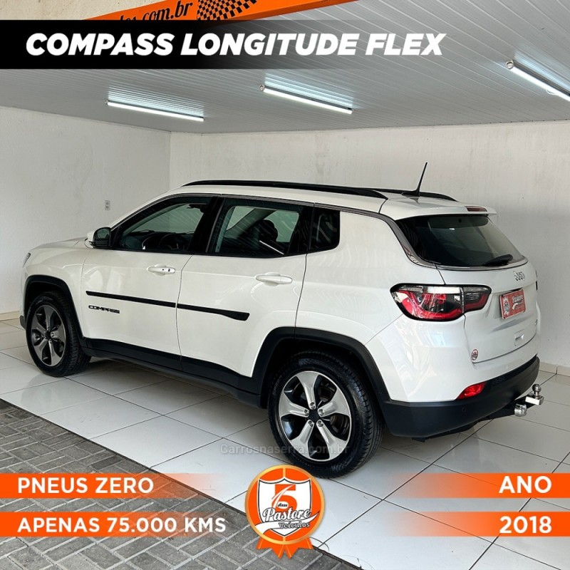 COMPASS 2.0 16V FLEX LONGITUDE AUTOMÁTICO - 2018 - VACARIA