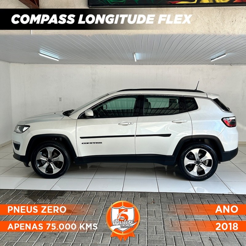 COMPASS 2.0 16V FLEX LONGITUDE AUTOMÁTICO - 2018 - VACARIA