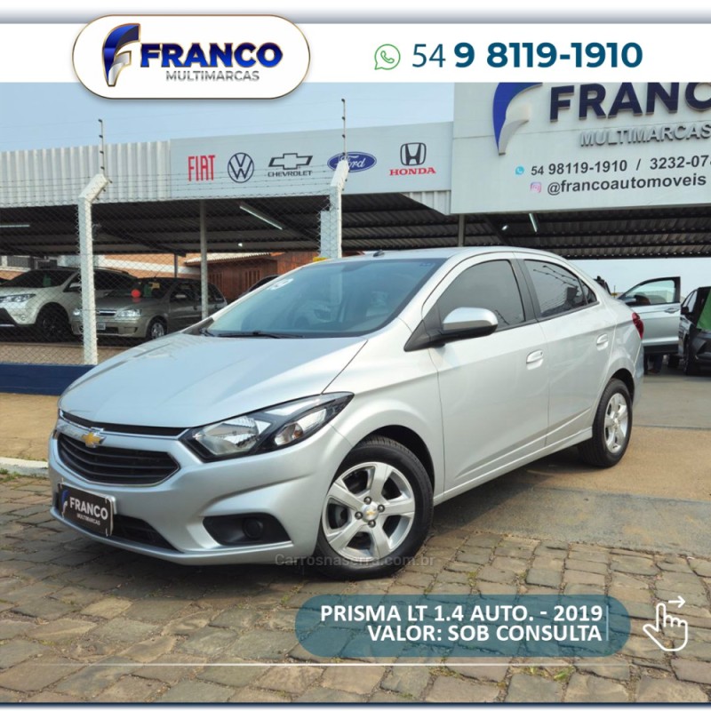 PRISMA 1.4 MPFI LT 8V FLEX 4P AUTOMÁTICO - 2019 - VACARIA