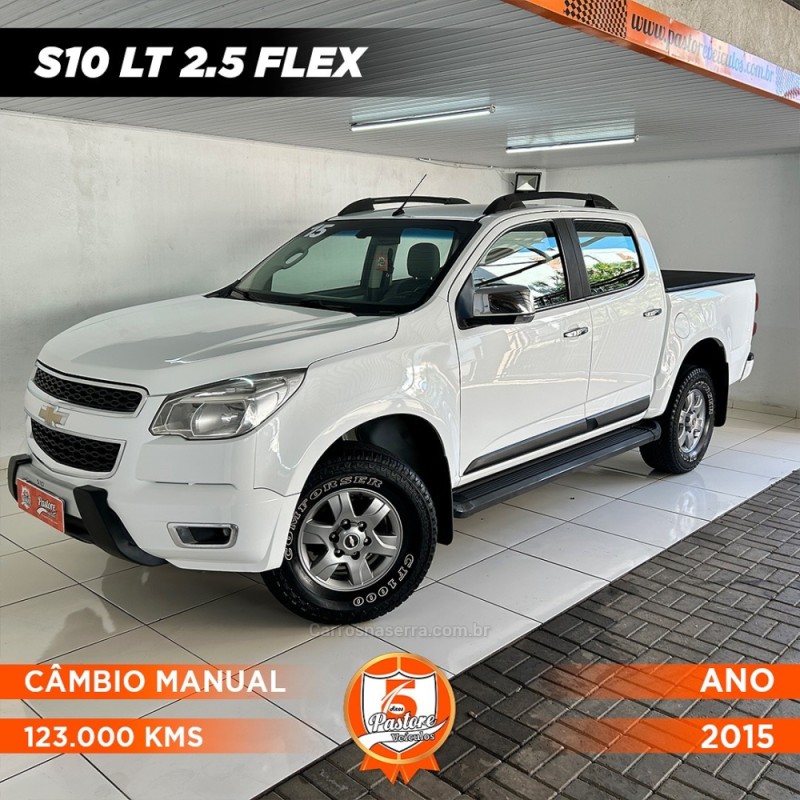 s10 2.5 lt 4x2 cd 16v flex 4p manual 2015 vacaria