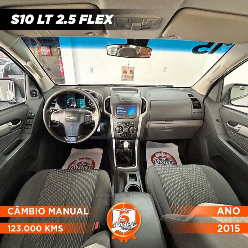 S10 2.5 LT 4X2 CD 16V FLEX 4P MANUAL - 2015 - VACARIA