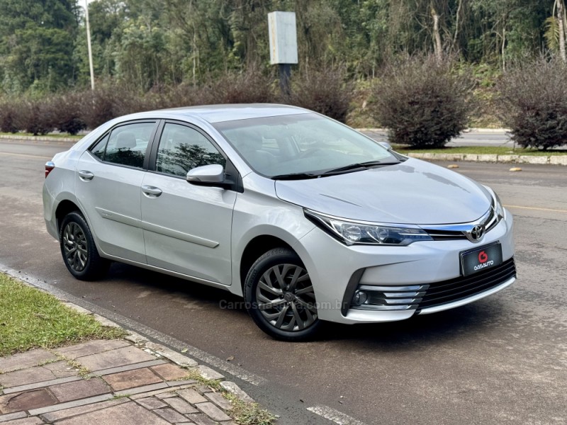 corolla 1.8 gli 16v flex 4p automatico 2018 nova prata