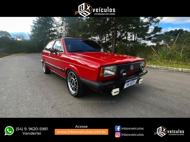 GOL 1.8 GT 8V GASOLINA 2P MANUAL - 1986 - GRAMADO