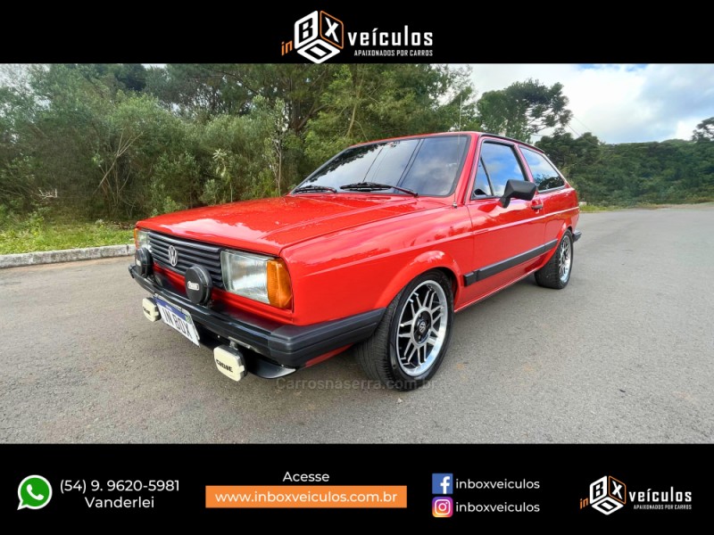 gol 1.8 gt 8v gasolina 2p manual 1986 gramado