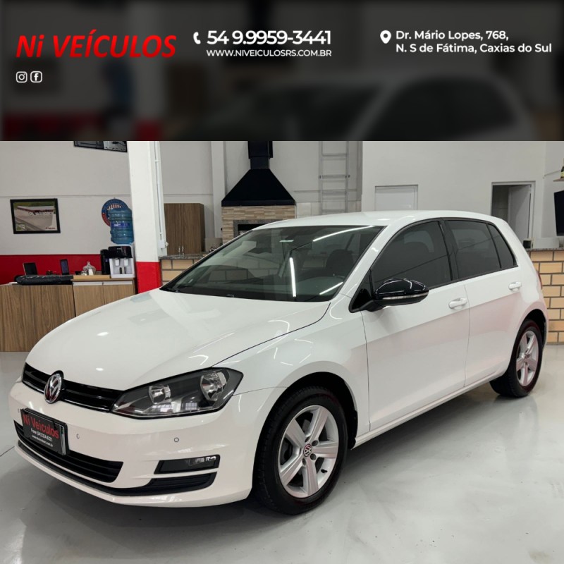 GOLF 1.4 TSI COMFORTLINE 16V GASOLINA 4P AUTOMÁTICO - 2015 - CAXIAS DO SUL