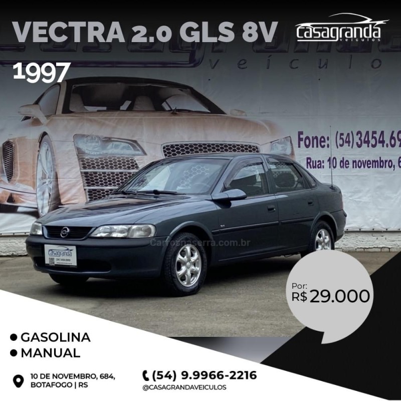 VECTRA 2.0 MPFI GLS 8V GASOLINA 4P MANUAL