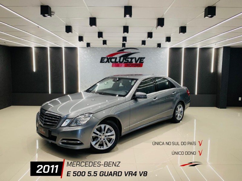 E 500 5.5 GUARD VR4 V8 GASOLINA 4P AUTOMÁTICO - 2011 - CAXIAS DO SUL