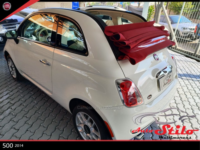 500 1.4 CABRIO 8V FLEX 2P AUTOMÁTICO - 2014 - BENTO GONçALVES