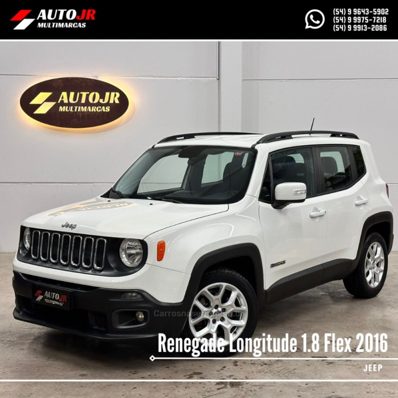 renegade 1.8 16v flex longitude 4p automatico 2016 vacaria