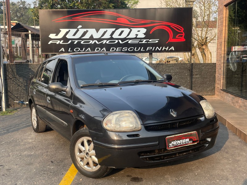 CLIO 1.0 PRIVILÉGE SEDAN 16V FLEX 4P MANUAL - 2001 - CAXIAS DO SUL