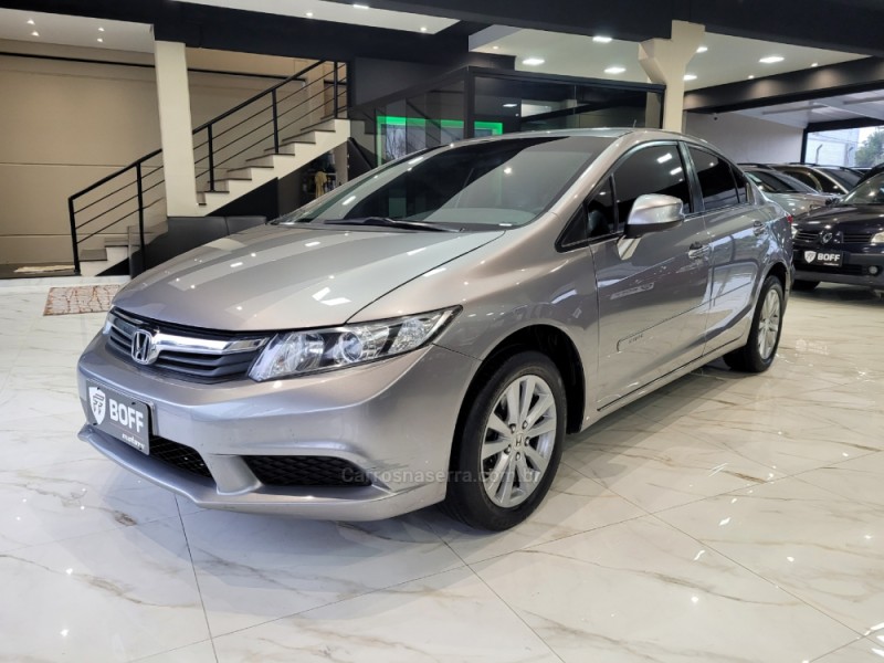 CIVIC 1.8 LXS 16V GASOLINA 4P AUTOMÁTICO - 2013 - CAXIAS DO SUL