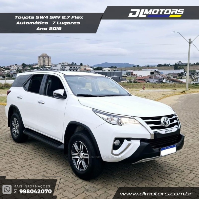 HILUX SW4 2.7 SRV 4X2 16V FLEX 7 LUGARES 4P AUTOMÁTICO - 2019 - LAJEADO