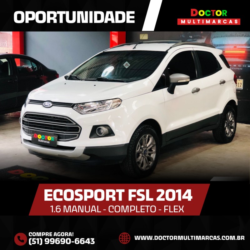 ecosport 1.6 freestyle 8v flex 4p manual 2014 sao leopoldo