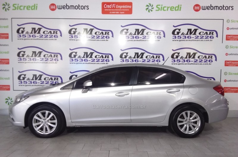 CIVIC 1.8 LXS 16V GASOLINA 4P AUTOMÁTICO - 2015 - SãO SEBASTIãO DO CAí