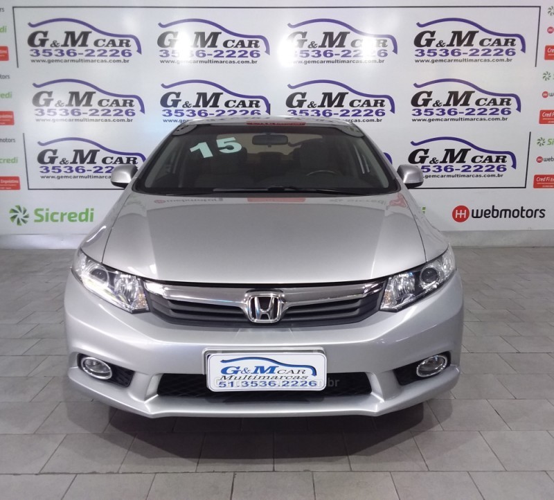 CIVIC 1.8 LXS 16V GASOLINA 4P AUTOMÁTICO - 2015 - SãO SEBASTIãO DO CAí