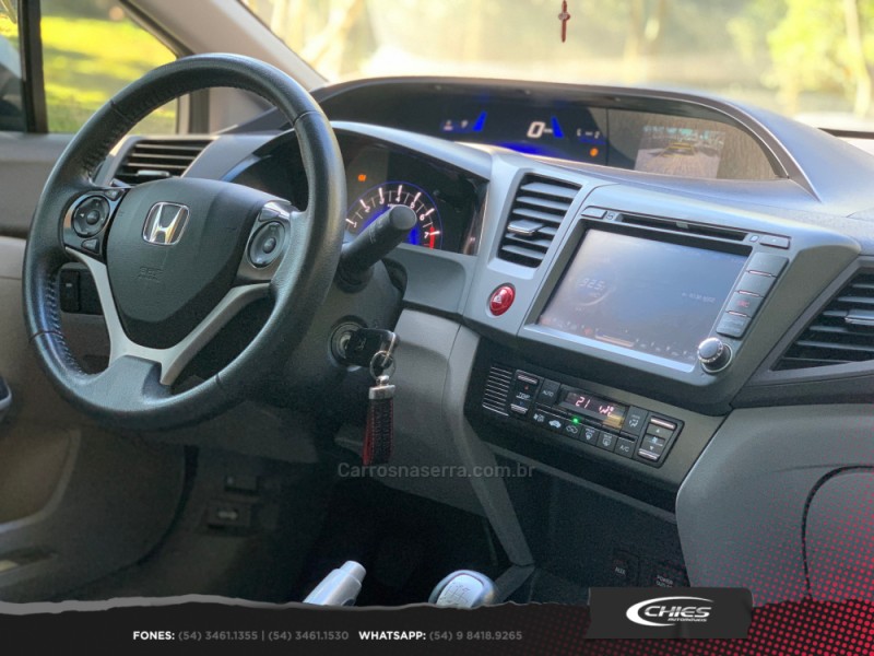 CIVIC 1.8 LXS 16V FLEX 4P MANUAL - 2014 - CARLOS BARBOSA