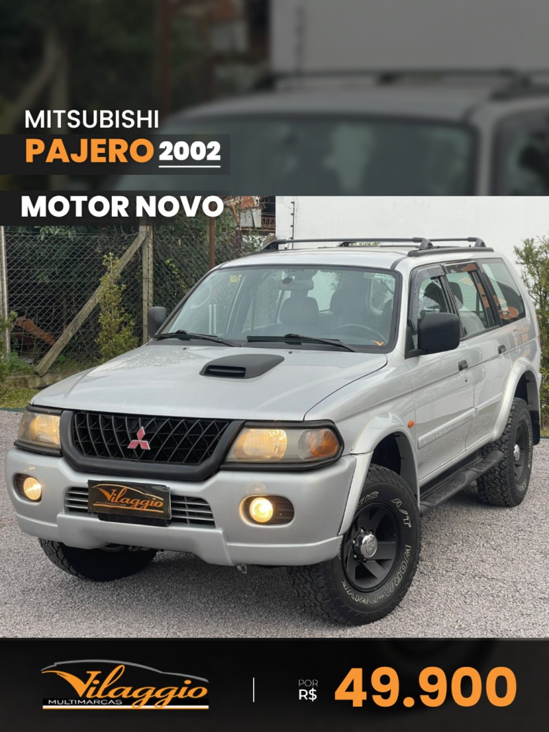 pajero 2.8 gls 4x4 8v turbo diesel 4p automatico 2002 caxias do sul