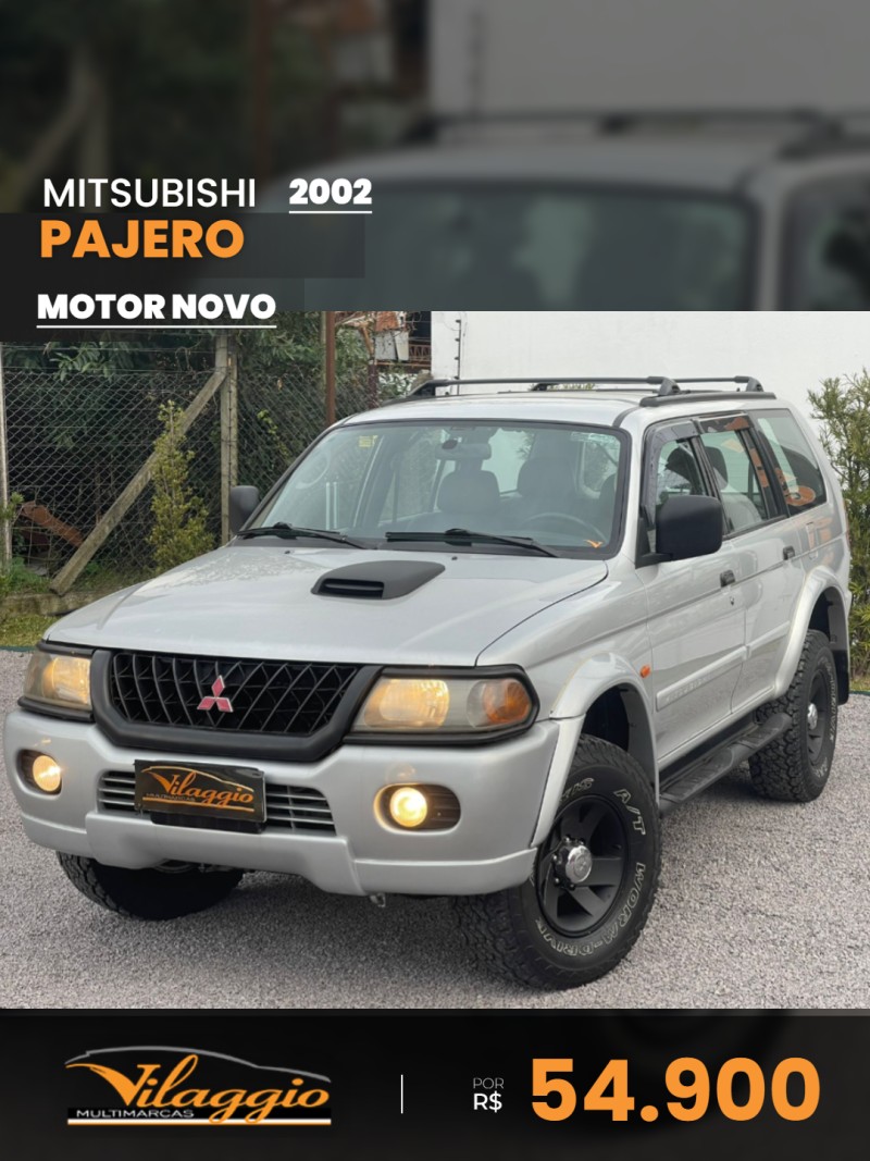 pajero 2.8 gls 4x4 8v turbo diesel 4p automatico 2002 caxias do sul