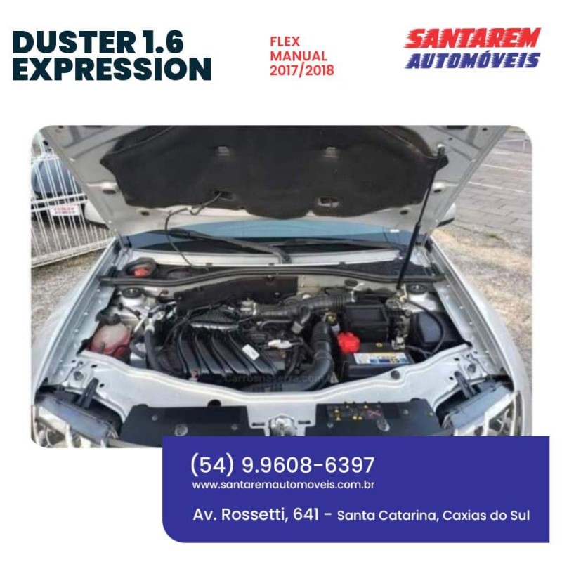 DUSTER 1.6 EXPRESSION 4X2 16V FLEX 4P MANUAL - 2018 - CAXIAS DO SUL