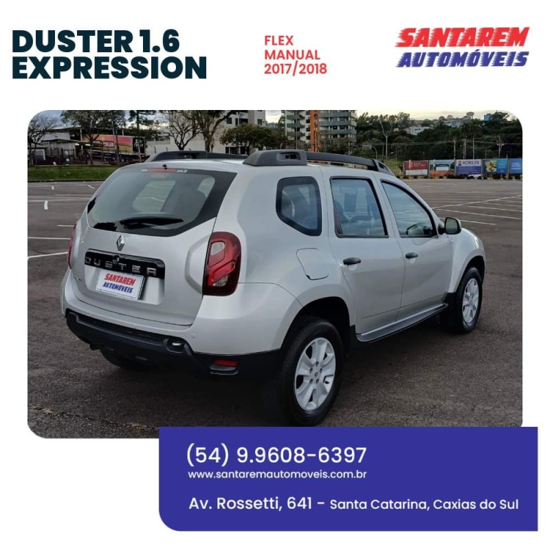 DUSTER 1.6 EXPRESSION 4X2 16V FLEX 4P MANUAL - 2018 - CAXIAS DO SUL