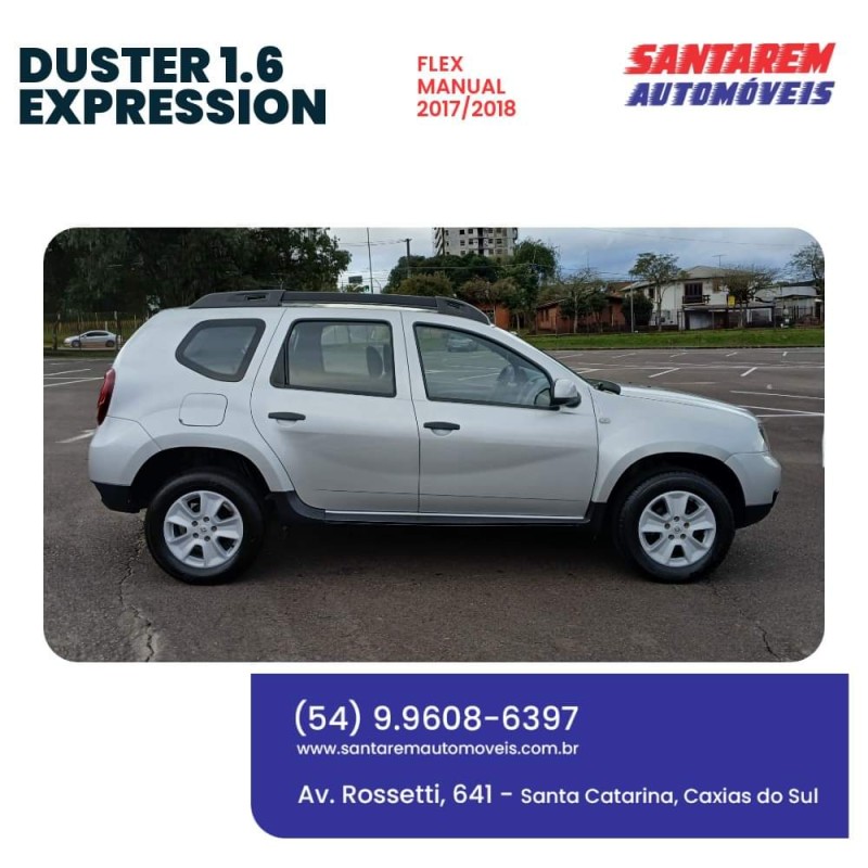 DUSTER 1.6 EXPRESSION 4X2 16V FLEX 4P MANUAL - 2018 - CAXIAS DO SUL