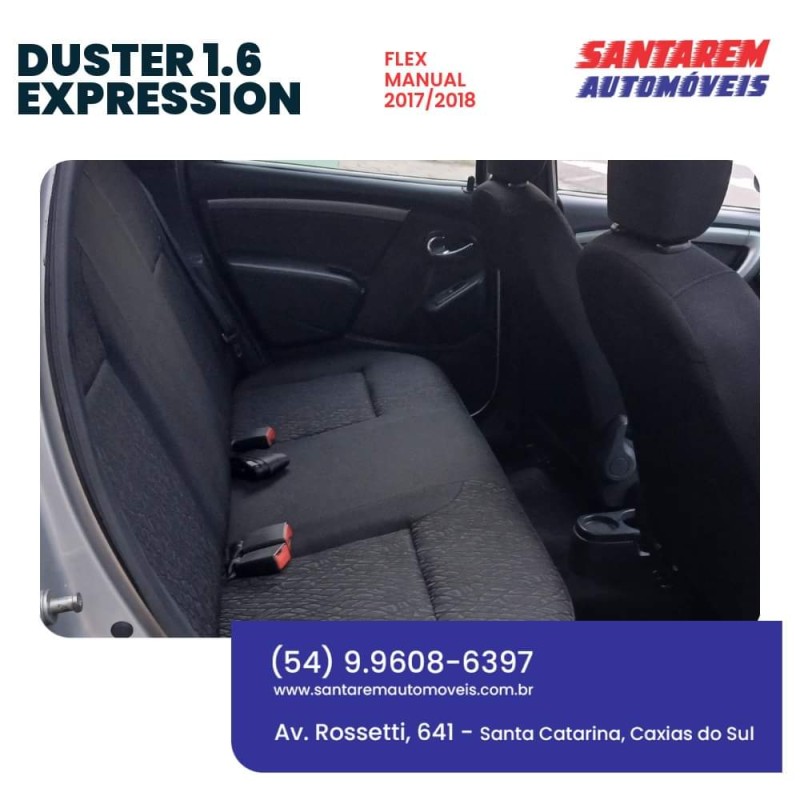 DUSTER 1.6 EXPRESSION 4X2 16V FLEX 4P MANUAL - 2018 - CAXIAS DO SUL