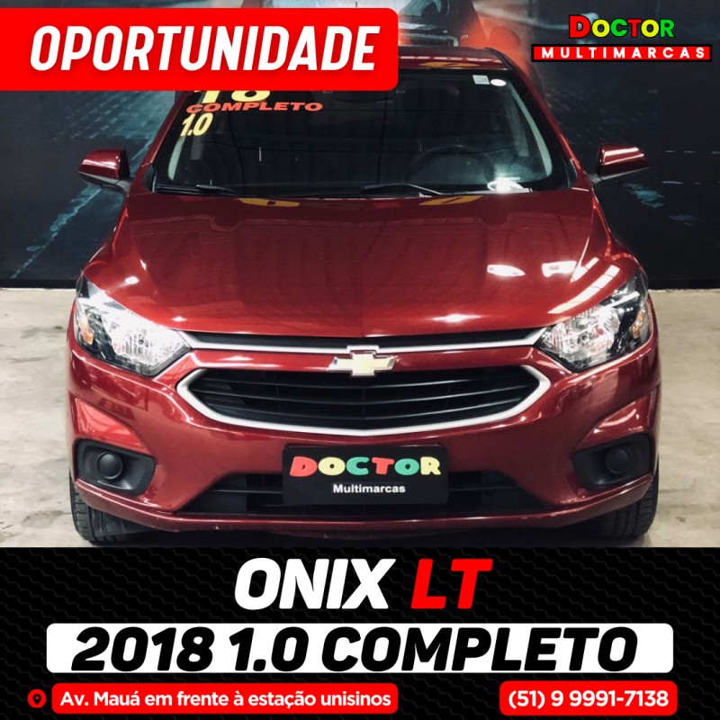 ONIX 1.0 LT 12V FLEX 4P MANUAL - 2018 - SãO LEOPOLDO