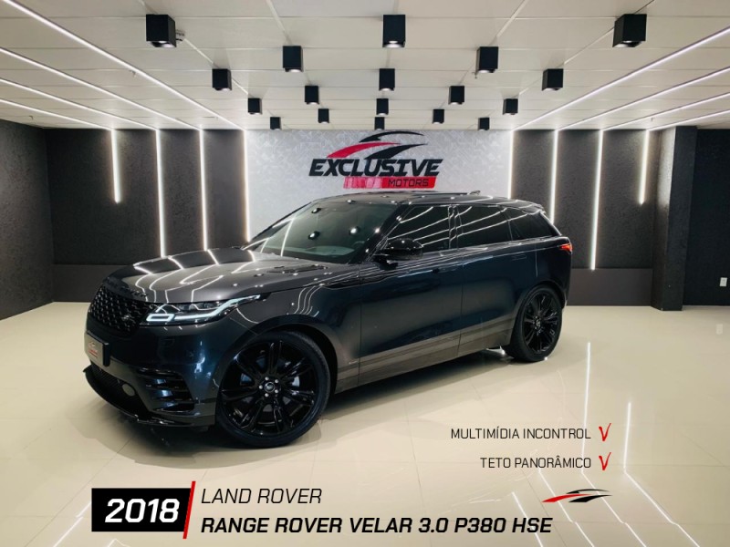 range rover velar 3.0 v6 p380 gasolina hse automatico 2018 caxias do sul