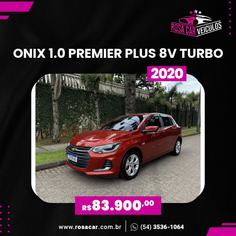 onix 1.0	premier plus 8v turbo flex 4p automatico 2020 caxias do sul