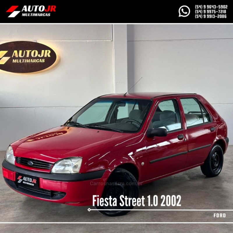 FIESTA 1.0 MPI STREET 8V GASOLINA 4P MANUAL - 2002 - VACARIA