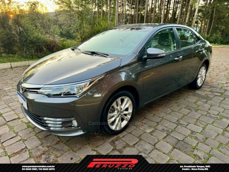 COROLLA 1.8 XEI 16V FLEX 4P AUTOMÁTICO - 2018 - NOVA PRATA