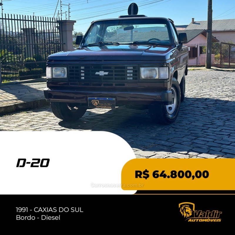 d20 4.0 custom de luxe cd 8v diesel 2p manual 1991 caxias do sul