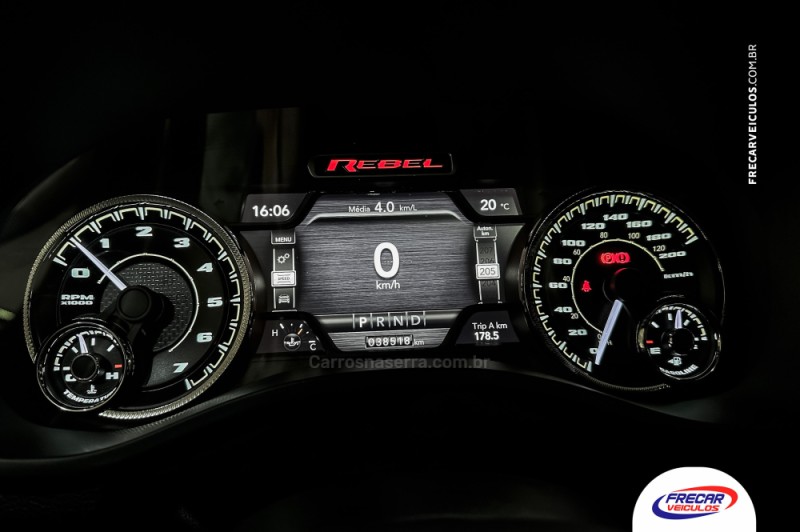 1500 REBEL 5.7 HEMI V8 CD 4X4 GASOLINA 4P AUTOMÁTICA - 2021 - SARANDI