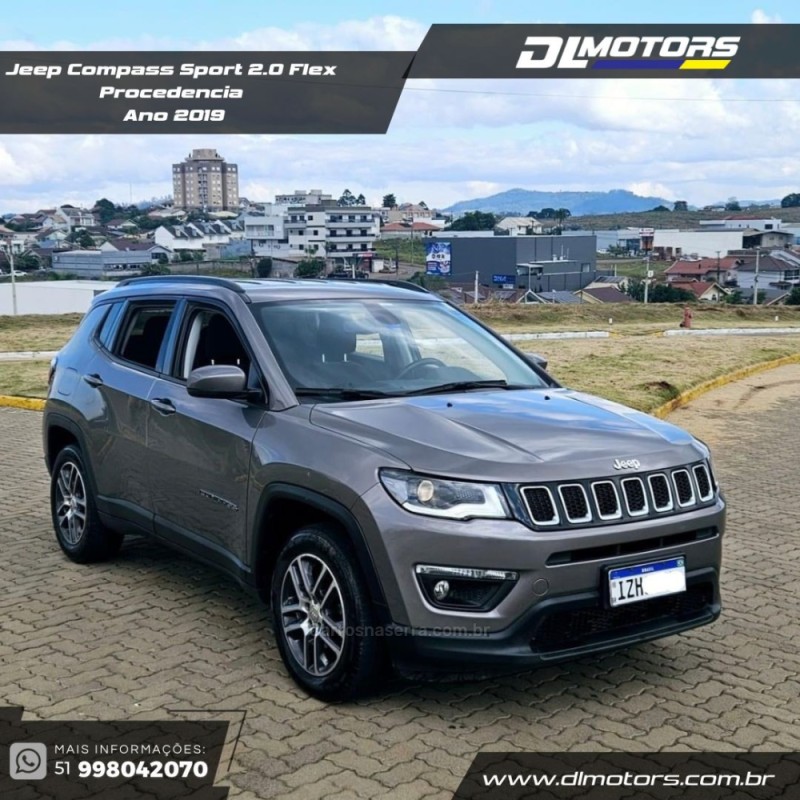 COMPASS 2.0 16V FLEX SPORT AUTOMÁTICO - 2019 - LAJEADO