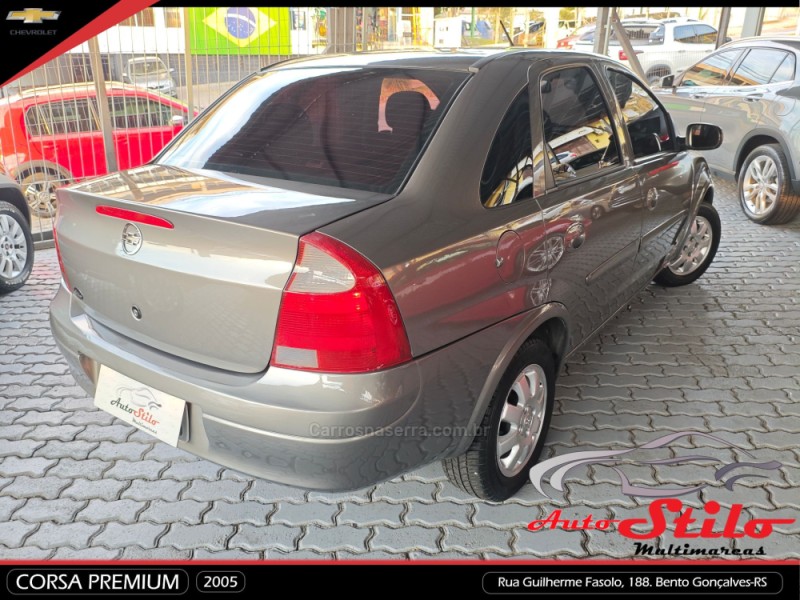 CORSA 1.8 MPFI PREMIUM SEDAN 8V FLEX 4P MANUAL - 2005 - BENTO GONçALVES