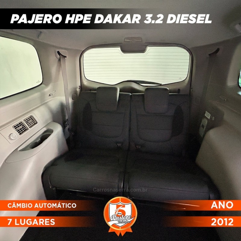 PAJERO DAKAR 3.2 HPE 4X4 7 LUGARES 16V TURBO INTERCOOLER DIESEL 4P AUTOMÁTICO - 2012 - VACARIA