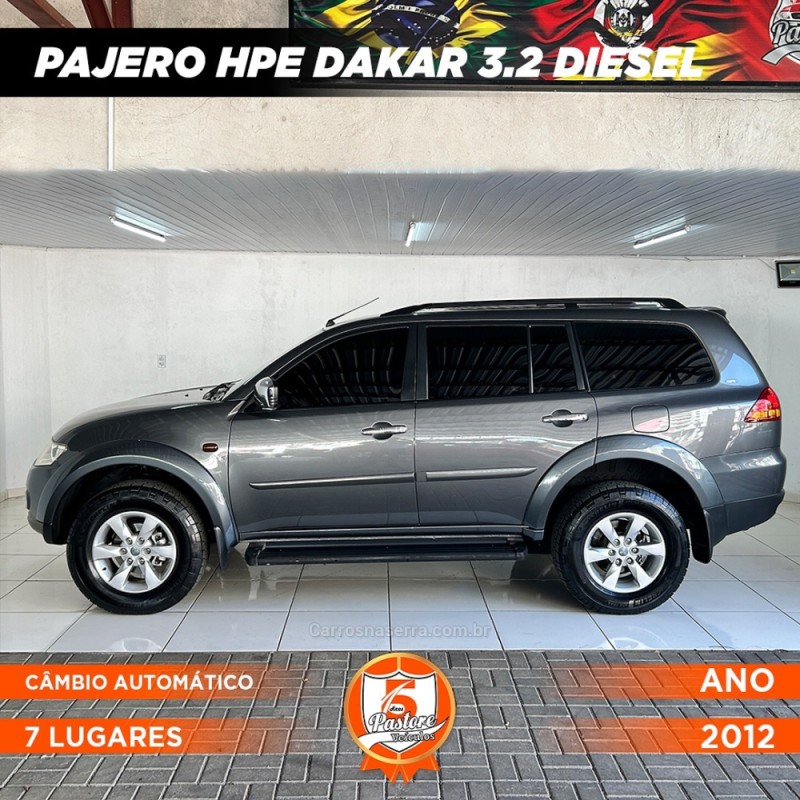 PAJERO DAKAR 3.2 HPE 4X4 7 LUGARES 16V TURBO INTERCOOLER DIESEL 4P AUTOMÁTICO - 2012 - VACARIA