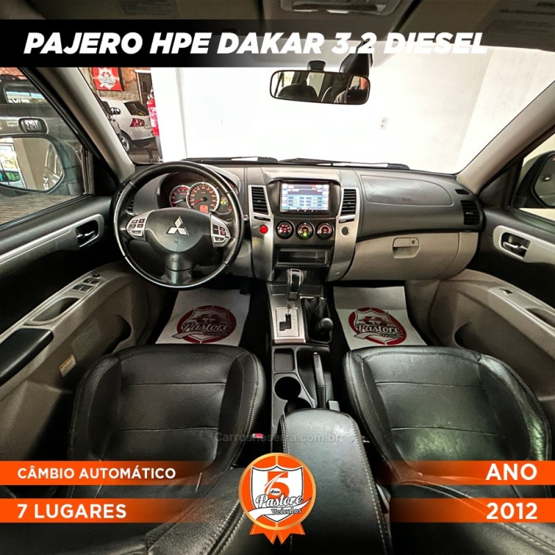 PAJERO DAKAR 3.2 HPE 4X4 7 LUGARES 16V TURBO INTERCOOLER DIESEL 4P AUTOMÁTICO - 2012 - VACARIA