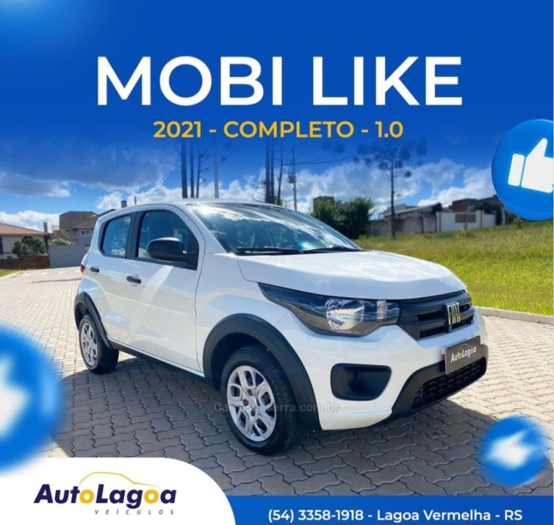 MOBI 1.0 8V EVO FLEX LIKE. MANUAL - 2021 - LAGOA VERMELHA