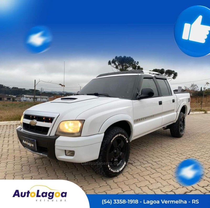 S10 2.8 EXECUTIVE 4X2 CD 12V TURBO ELECTRONIC INTERCOOLER DIESEL 4P MANUAL - 2009 - LAGOA VERMELHA