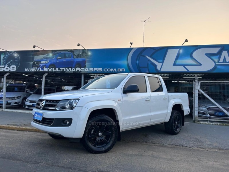 AMAROK 2.0 TRENDLINE 4X4 CD 16V TURBO INTERCOOLER DIESEL 4P AUTOMÁTICO