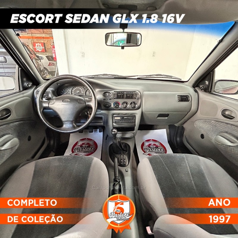 ESCORT 1.8 GLX 16V GASOLINA 4P MANUAL - 1997 - VACARIA