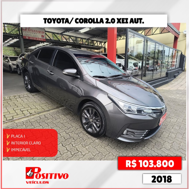 corolla 2.0 xei 16v flex 4p automatico 2018 caxias do sul