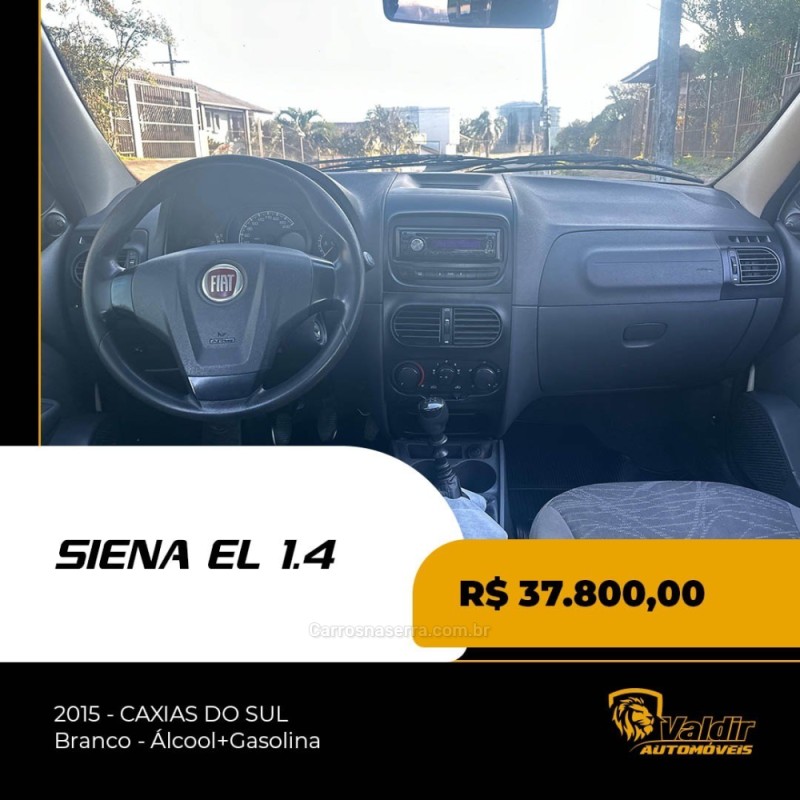 SIENA 1.4 MPI EL 8V FLEX 4P MANUAL - 2015 - CAXIAS DO SUL